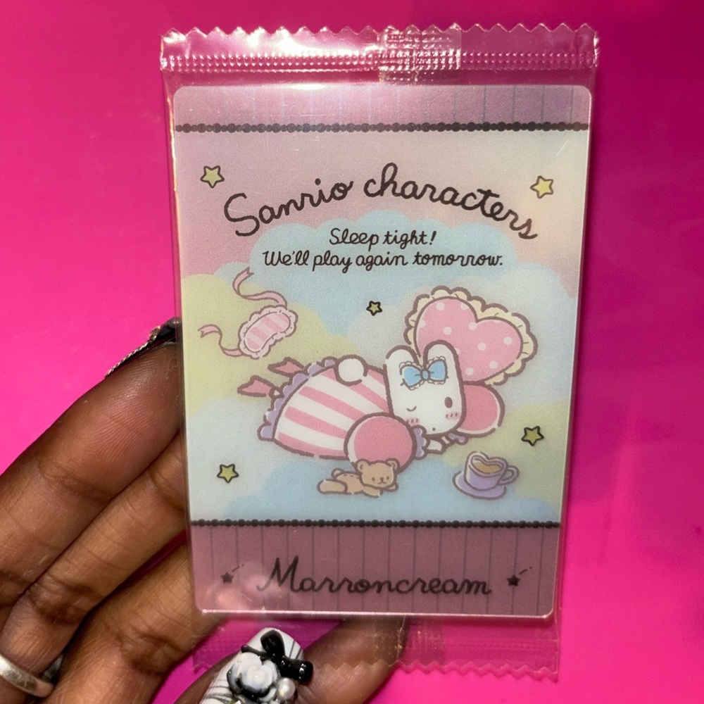 Sanrio Characters Sleep Time 2 Wafer Card [Marroncream]